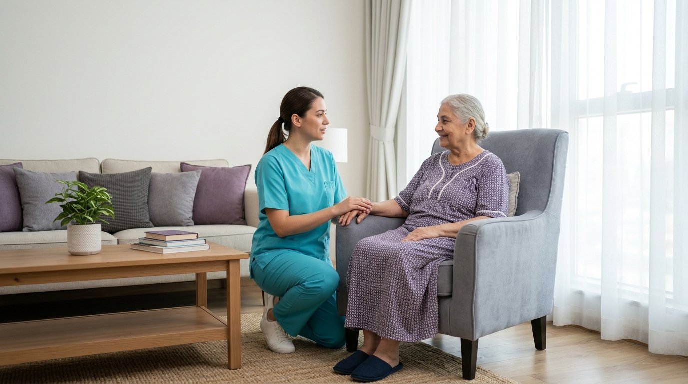 Receiving care comfortably at home